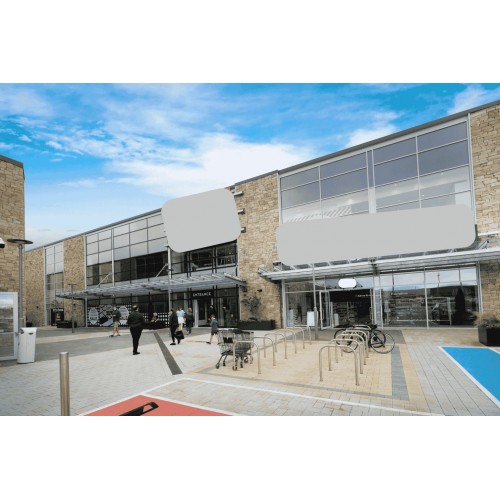 MK5 bins, planters, Sheffield bike stands, benches, seats, bollards, and wheel stops supplied by Larkin Engineering at Galway Shopping Centre
